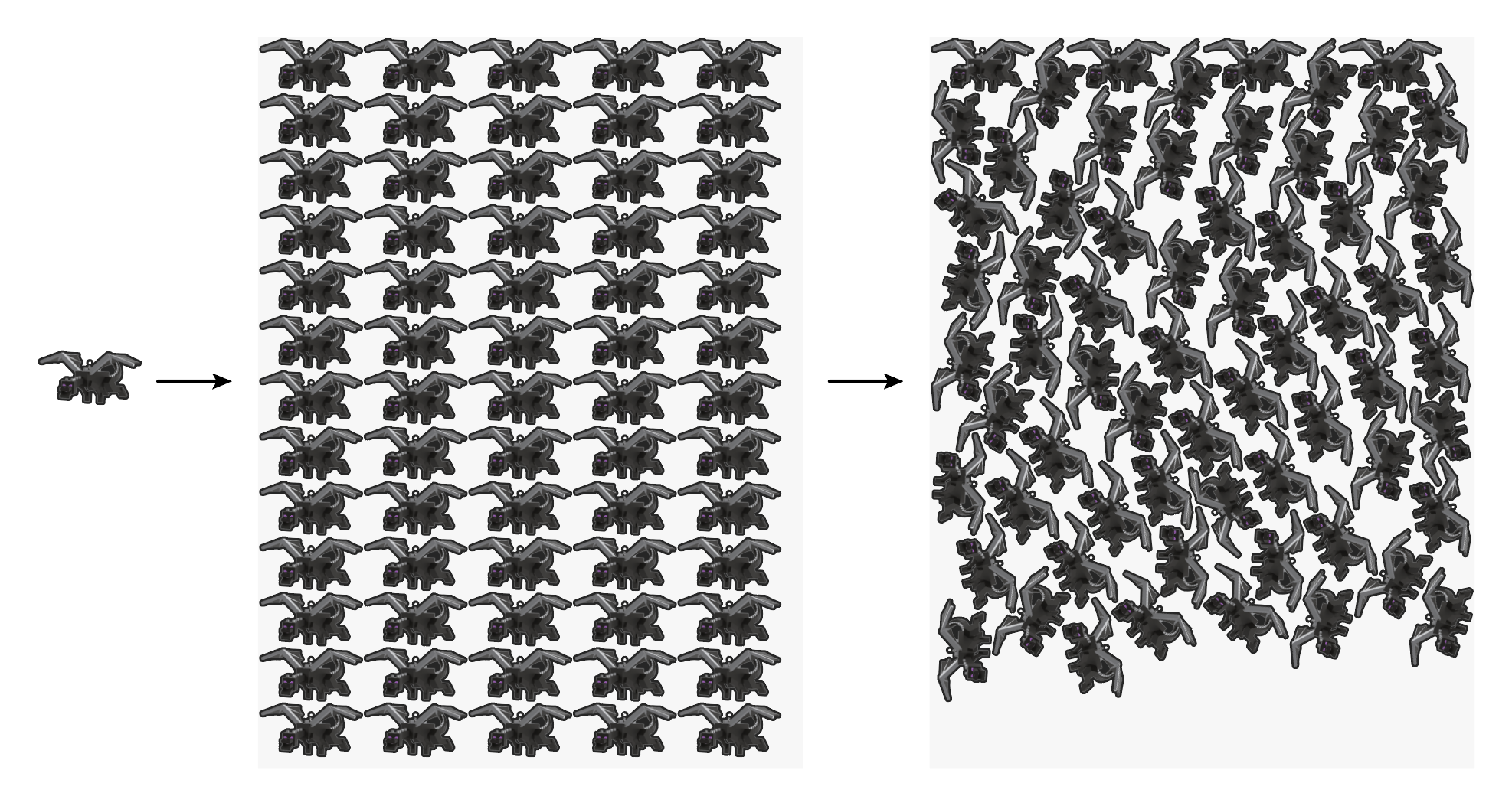 Mass duplication with Single Item Fill followed by compact True-Shape nesting.